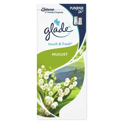 Osvežilec za wc prostor microspray baza Glade 10ml, šmarnica