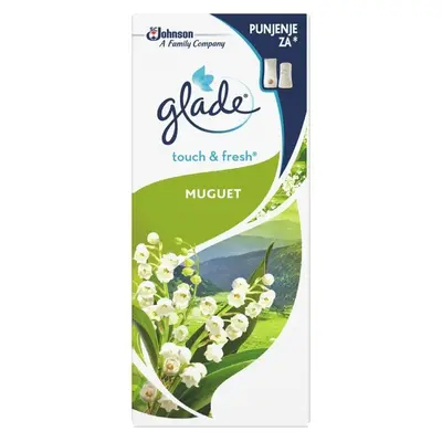 Osvežilec za wc prostor microspray baza Glade 10ml, šmarnica Osvežilec za wc prostor microspray baza Glade 10ml, šmarnica
