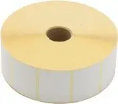 Etiketa termo v roli 50x30 500/1 fi25 ,max zunanji 58mm Etiketa termo v roli 50x30 500/1 fi25 ,max zunanji 58mm