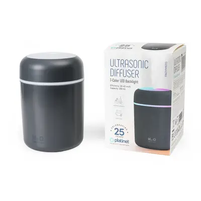 Vlažilec zraka PLATINET ultrasonic diffuser Flame M107 300 ml 2W - siv Vlažilec zraka PLATINET ultrasonic diffuser Flame M107 300 ml 2W - siv