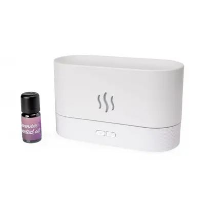 Vlažilnik zraka PLATINET ultrasonic diffuser Flame MF701 bel+ 10ml olje esenca lavande Vlažilnik zraka PLATINET ultrasonic diffuser Flame MF701 bel+ 10ml olje esenca lavande