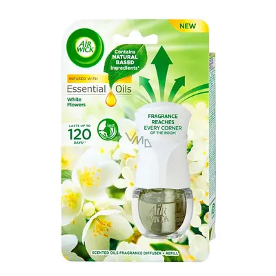 Osvežilec prostora električni mikro Airwick s polnilom 19ml White Flower Osvežilec prostora električni mikro Airwick s polnilom 19ml White Flower
