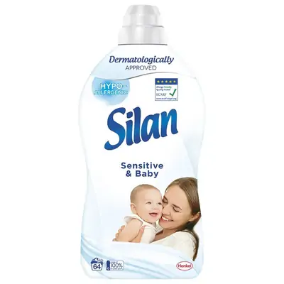 Mehčalec za perilo Silan 880ml/40pranja Sensitiv