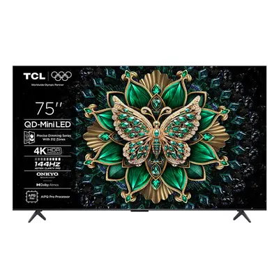TV TCL 75C6K, MINI LED, 75", 190cm, UHD, Google TV TV TCL 75C6K, MINI LED, 75", 190cm, UHD, Google TV