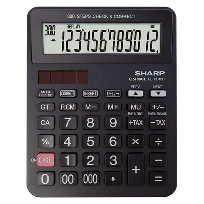 Kalkulator komercialni 12 mestni Sharp ELCC12D Kalkulator komercialni 12 mestni Sharp ELCC12D