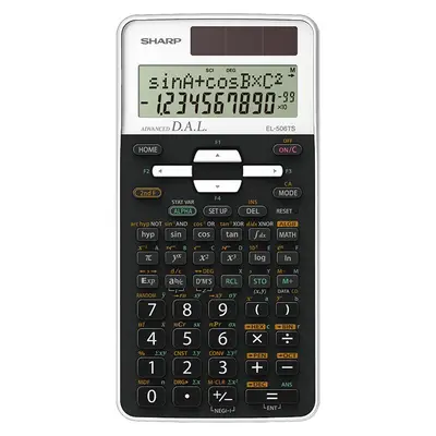 Kalkulator tehnični 10+2 mestni 556 funkcij Sharp EL-W506XSLC črn/srebrn Kalkulator tehnični 10+2 mestni 556 funkcij Sharp EL-W506XSLC črn/srebrn