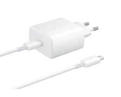 Adapter za napajanje SAMSUNG TA845EWE 45W tip C PD +kabel tip C na C bel bulk