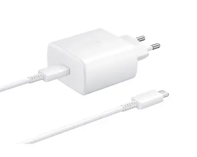 Adapter za napajanje SAMSUNG TA845EWE 45W tip C PD +kabel tip C na C bel bulk Adapter za napajanje SAMSUNG TA845EWE 45W tip C PD +kabel tip C na C bel bulk