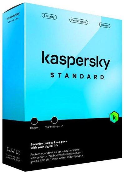 Software KASPERSKY Standard 3 dv, 1 y