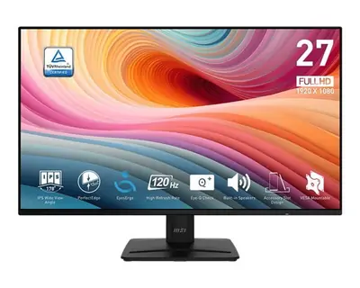 Monitor 27" MSI PRO MP271A E2 FHD IPS 120Hz 1ms HDMI DP TILT