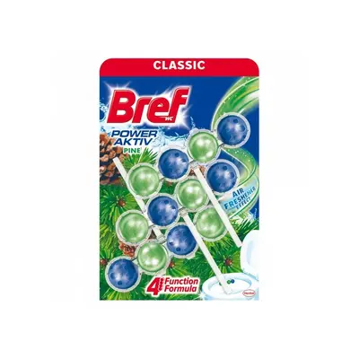 Osvežilec za wc školjko s košarico 50g Bref power aktiv Pine 3/1 Osvežilec za wc školjko s košarico 50g Bref power aktiv Pine 3/1