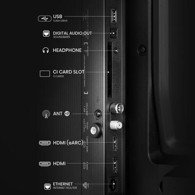 TV HISENSE 32A5Q, QLED, 32", 80cm, FHD, SMART