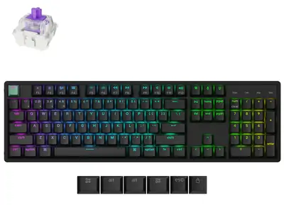 Tipkovnica KEYCHRON K10H-J1 Black RGB 100% Layout BT 2.4GHz Nebula Switch Gateron 2.0 Mag Sw