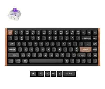 Tipkovnica KEYCHRON K2 HE Wireless Magnetic Switch Special Edition črna