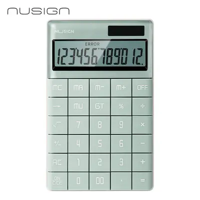 Kalkulator komercijalni 12 mjesta Nusign ENS041GR zeleni Kalkulator komercijalni 12 mjesta Nusign ENS041GR zeleni