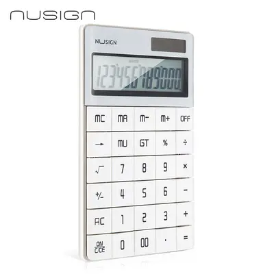 Kalkulator komercijalni 12 mjesta Nusign ENS041WH crveni Kalkulator komercijalni 12 mjesta Nusign ENS041WH crveni