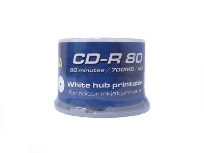 CD-R medij TRAXDATA 700MB 52x speed Spindle 50/1 printable- Wider Printing Area CD-R medij TRAXDATA 700MB 52x speed Spindle 50/1 printable- Wider Printing Area