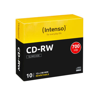 CD-RW medij INTENSO 700MB 12x speed, Slim Case, 10/1 CD-RW medij INTENSO 700MB 12x speed, Slim Case, 10/1