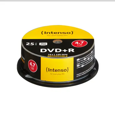 DVD+R medij INTENSO 4.7GB 16x speed, Cake Box, 25/1 DVD+R medij INTENSO 4.7GB 16x speed, Cake Box, 25/1
