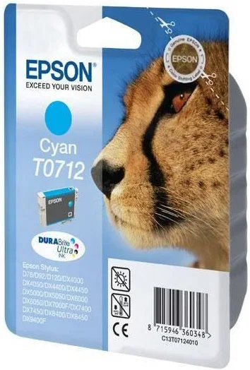 Črnilo EPSON T0712 Cyan 5.5ml original Črnilo EPSON T0712 Cyan 5.5ml original