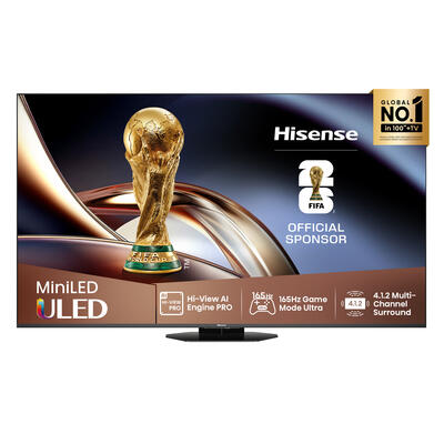 TV HISENSE 65U8Q, ULED-Mini LED, 65", 164cm, UHD, SMART