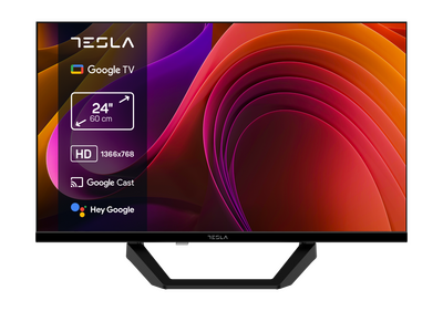TV TESLA 24E655BHS, LED, 24", 60cm, HD, Google TV