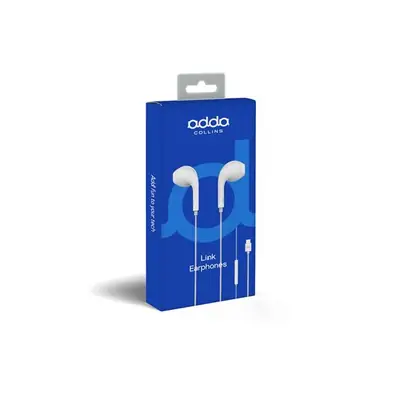 Slušalice+mikrofon Adda Collins ERP-001-WH, Link, žičane, In Ear, Type-C, bijele Slušalice+mikrofon Adda Collins ERP-001-WH, Link, žičane, In Ear, Type-C, bijele