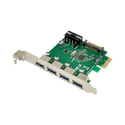 Kontroler MICROCONNECT PCIe USB3.0 3+1 Ports Expansion Card VL805