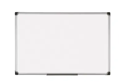 Ploča bijela zidna 90x60cm BI-Office aluminijski okvir