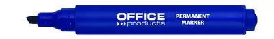 Marker permanentni 1-5mm Office products prirezana konica moder