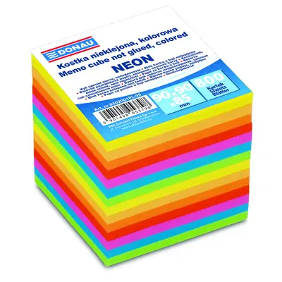 Papir za kocko 9x9x9cm Donau žive barve Papir za kocko 9x9x9cm Donau žive barve