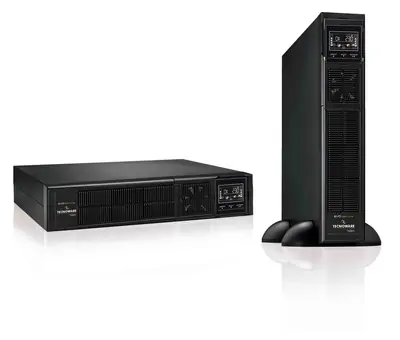 UPS TECNOWARE FGCEDP2402RTIEC 2400VA/2160W On-Line Double Conversion, Rack/Tower, Sinewave, 8xC13