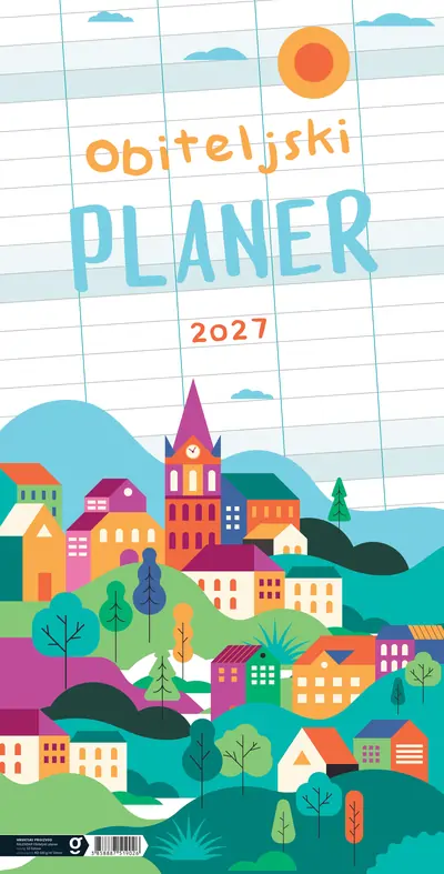 Kalendar zidni Obiteljski planer