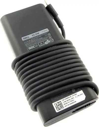 AC adapter DELL 65W Type-C EUR AC adapter DELL 65W Type-C EUR