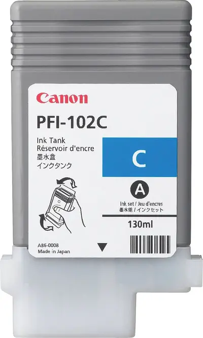 Črnilo CANON PFI-102C Cyan original Črnilo CANON PFI-102C Cyan original