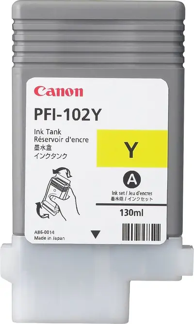 Črnilo CANON PFI-102Y Yellow original Črnilo CANON PFI-102Y Yellow original