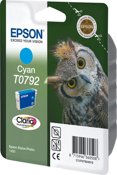 Črnilo EPSON T0792 Cyan original Črnilo EPSON T0792 Cyan original