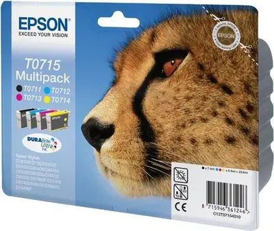 Črnilo EPSON T0715 Multipack original Črnilo EPSON T0715 Multipack original