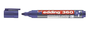 Marker za belo tablo 1,5-3mm Edding 360 okrogla konica moder Marker za belo tablo 1,5-3mm Edding 360 okrogla konica moder