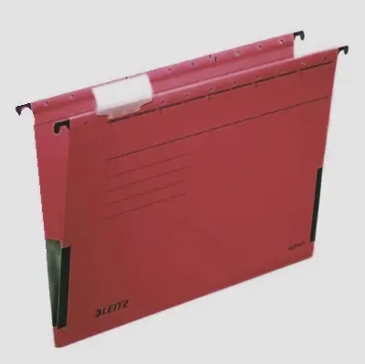 Mapa viseča s platnom A4 33-V Leitz ALOha 1986 rdeča Mapa viseča s platnom A4 33-V Leitz ALOha 1986 rdeča