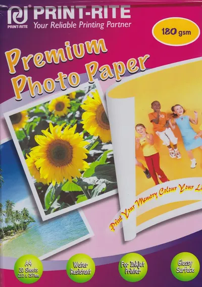 Papir PRINT RITE A4 180g/m2 Premium Photo Paper 20 listov Papir PRINT RITE A4 180g/m2 Premium Photo Paper 20 listov