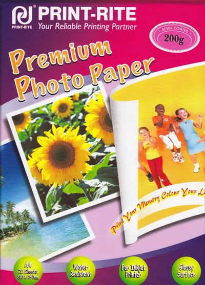 Papir PRINT RITE A4 200g/m2 Premium Photo Paper Resin Coated 20 listov Papir PRINT RITE A4 200g/m2 Premium Photo Paper Resin Coated 20 listov