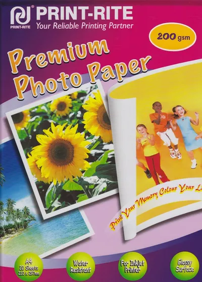 Papir PRINT RITE A4 200g/m2 Premium Photo Paper 20 listov Papir PRINT RITE A4 200g/m2 Premium Photo Paper 20 listov