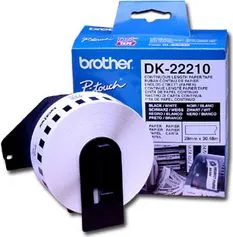 Trak BROTHER DK22210 papirni trak 29mm dolžine 30.48m Trak BROTHER DK22210 papirni trak 29mm dolžine 30.48m