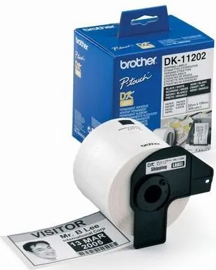 Trak BROTHER DK11202 nalepka za pošiljanje 62x100mm 300kom Trak BROTHER DK11202 nalepka za pošiljanje 62x100mm 300kom