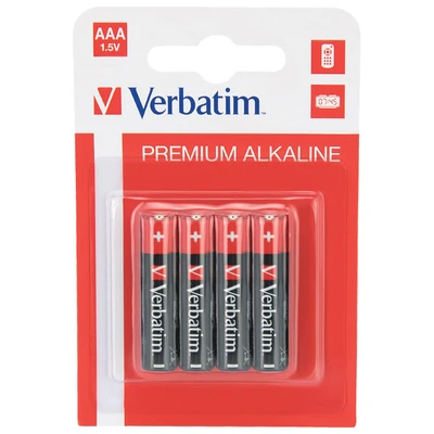 Baterija VERBATIM 49920 1.5V AAA Alkalne 4/1 Baterija VERBATIM 49920 1.5V AAA Alkalne 4/1