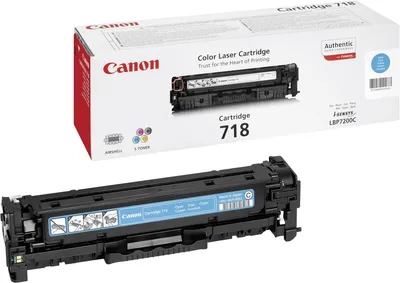 Toner CANON CRG-718 Cyan original Toner CANON CRG-718 Cyan original