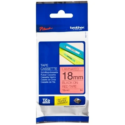 Trak BROTHER 24mm črn izpis na fluorescentno oranžnem traku - TZEB51 Trak BROTHER 24mm črn izpis na fluorescentno oranžnem traku - TZEB51