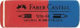 Radirka Faber-Castell 7070-40 kavčuk rdeče-moder Radirka Faber-Castell 7070-40 kavčuk rdeče-moder