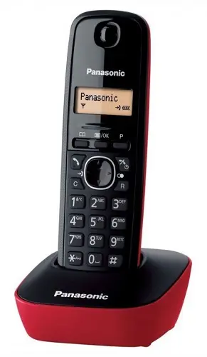 Telefon PANASONIC KX-TG1611 brezžični - rdeč Telefon PANASONIC KX-TG1611 brezžični - rdeč